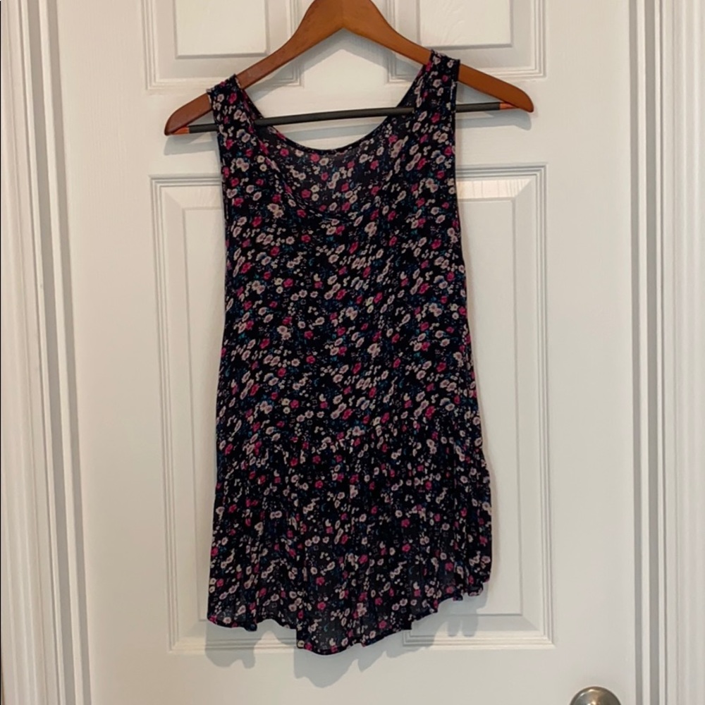 Floral print tank top